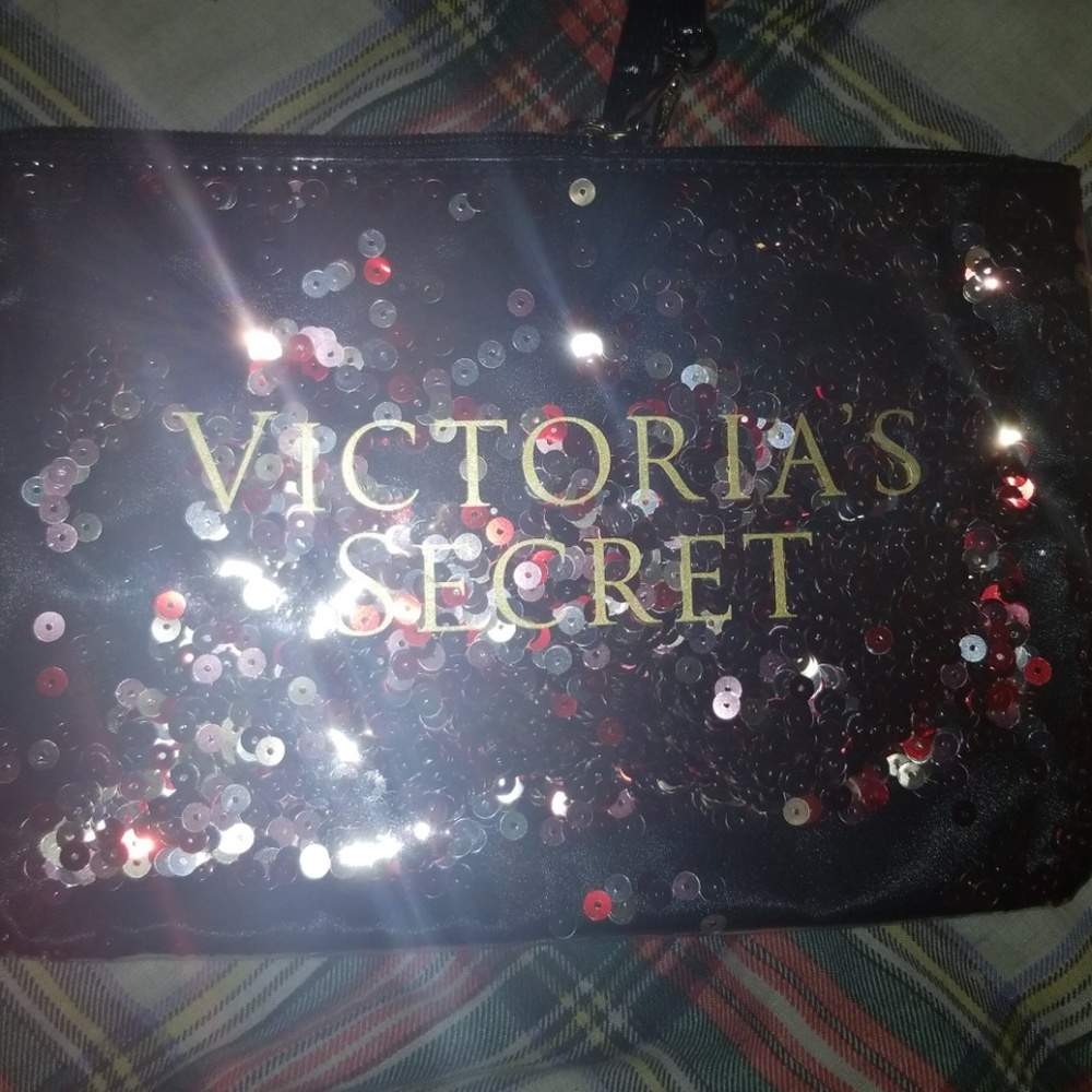 Victoria secret wristlet/clutch/pouch/cosmetic bag